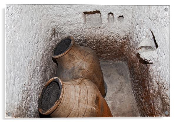 Roman Bathroom and Water Urns Acrylic by Arfabita  