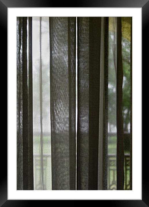 See the the laced Curtains Framed Mounted Print by Arfabita  