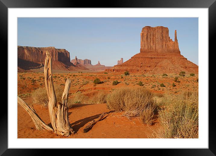 Monument Valley Framed Mounted Print by peter schickert