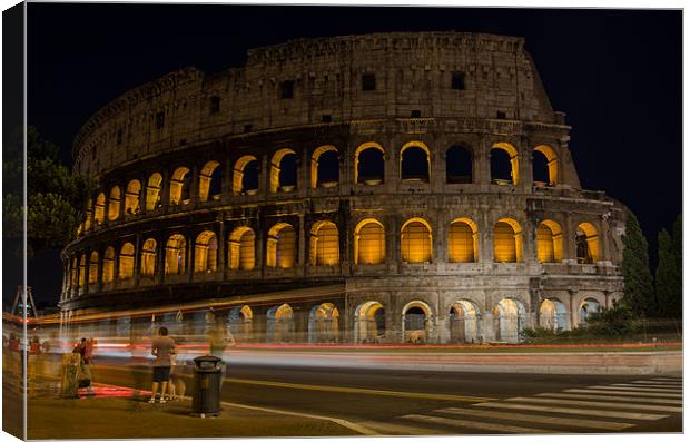 The Colosseum - Rome Canvas Print by Dan Fisher
