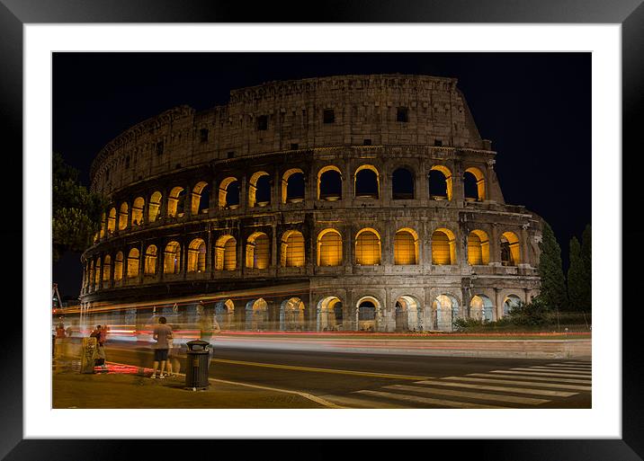 The Colosseum - Rome Framed Mounted Print by Dan Fisher