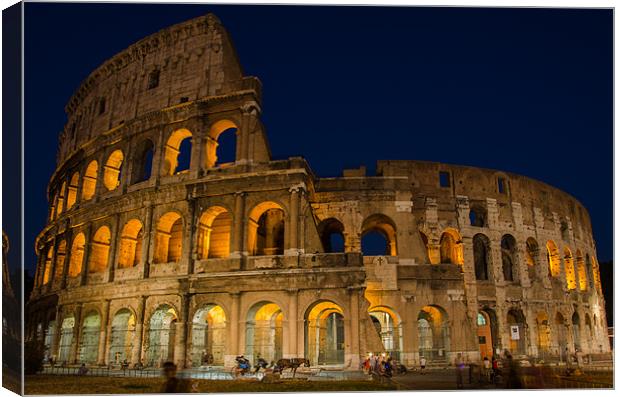 The Colosseum - Rome Canvas Print by Dan Fisher