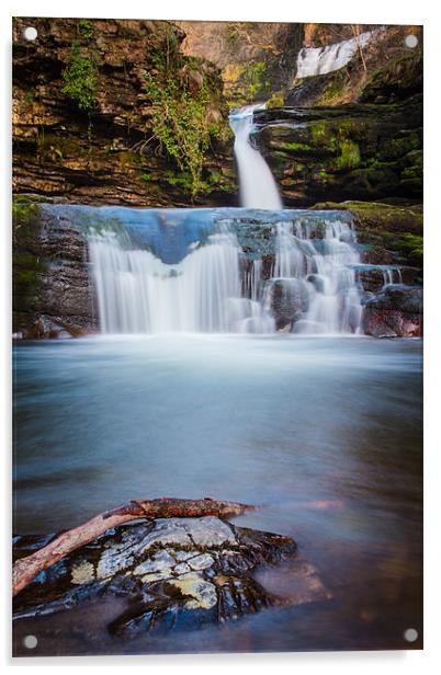 Milky Waterfall Acrylic by Dan Fisher