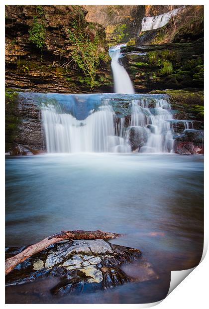 Milky Waterfall Print by Dan Fisher