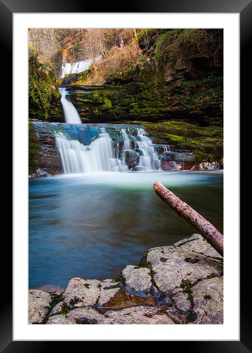 Milky Waterfall Framed Mounted Print by Dan Fisher