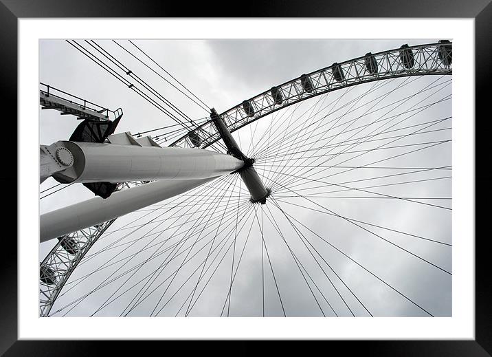 London Eye Framed Mounted Print by Mark Ewels
