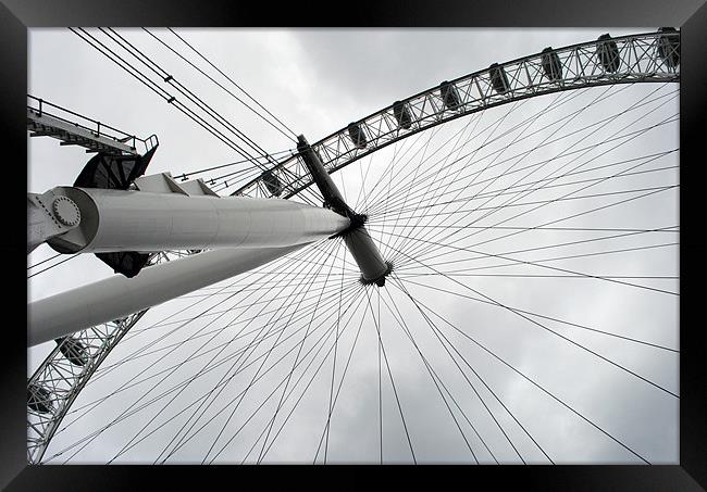 London Eye Framed Print by Mark Ewels