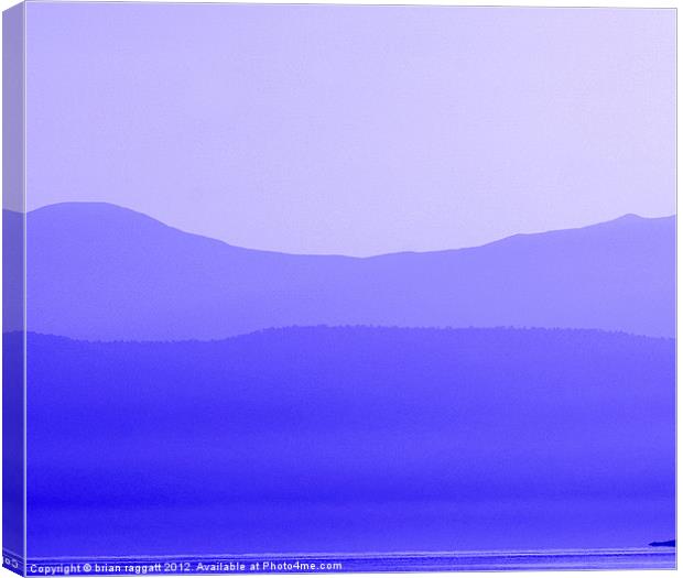 Shape Of The Horizon Canvas Print by Brian  Raggatt