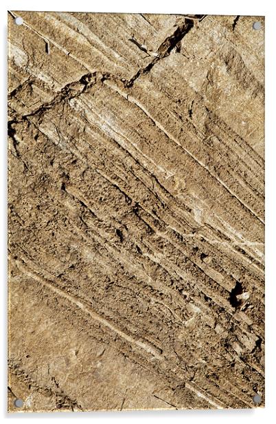 Streaky Mountain Rock Crack Acrylic by Arfabita  