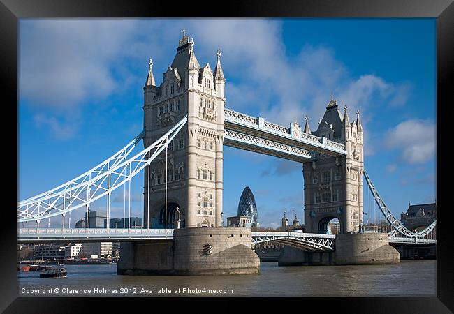 Tower Bridge I Framed Print by Clarence Holmes