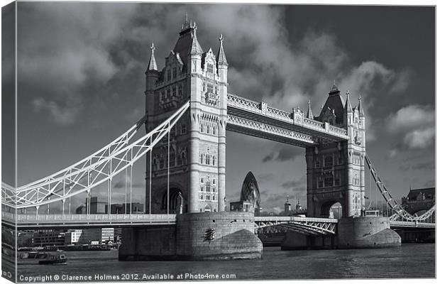 Tower Bridge II Canvas Print by Clarence Holmes