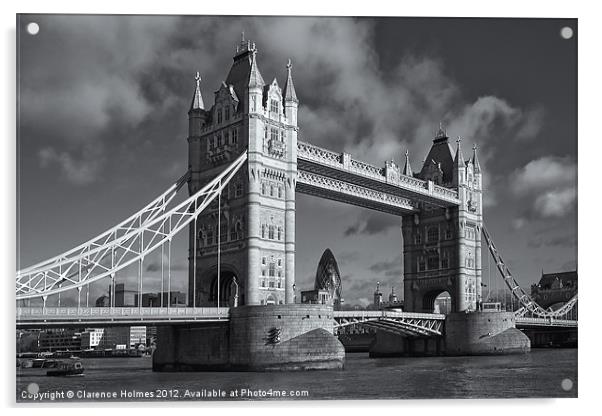 Tower Bridge II Acrylic by Clarence Holmes