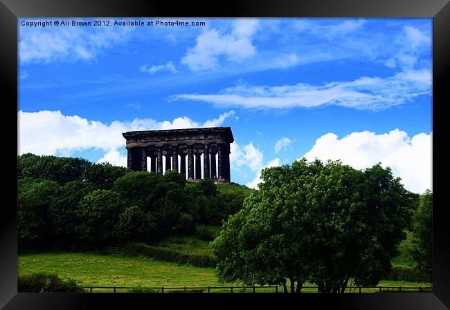 Penshaw Monument Framed Print by Ali Brown