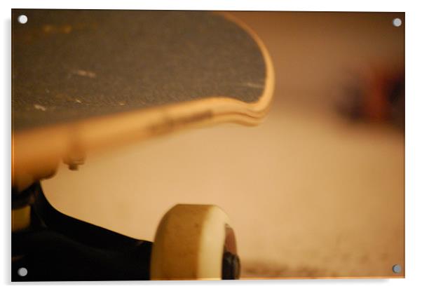 Skateboard Detail Acrylic by Matt O'Sullivan