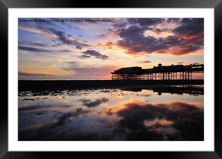 Blackpool Colours Framed Mounted Print by Jason Connolly