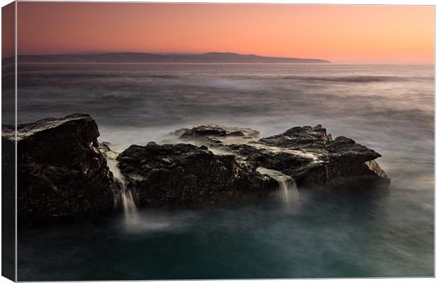 Cornish Sunset Canvas Print by David Smith