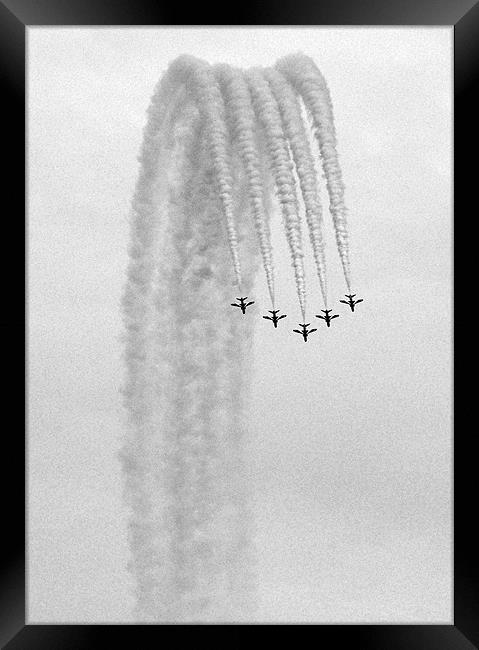 Not so Red Arrows Framed Print by Mark Ewels
