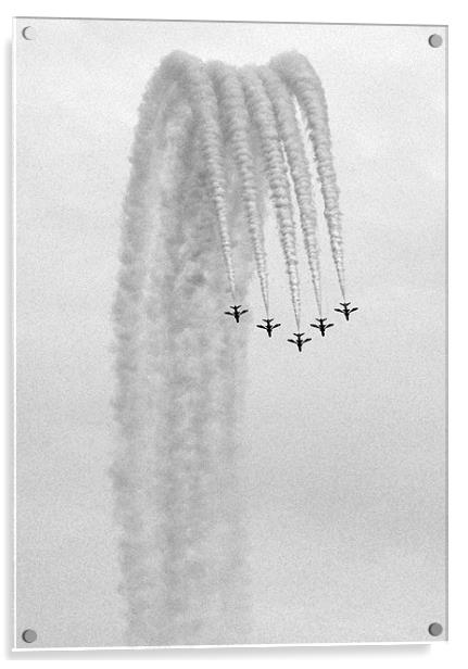 Not so Red Arrows Acrylic by Mark Ewels