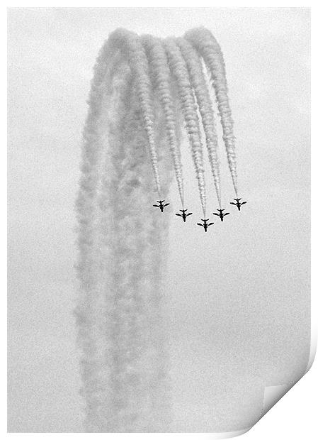 Not so Red Arrows Print by Mark Ewels
