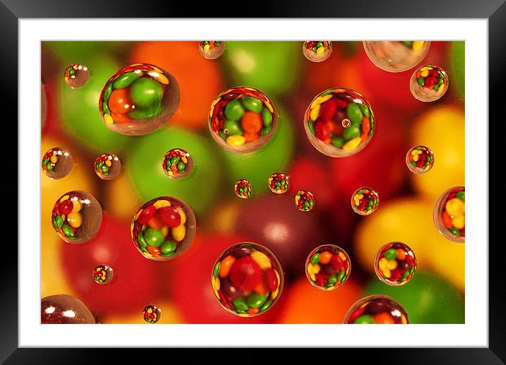 The Skittles Effect Framed Mounted Print by Adam Payne