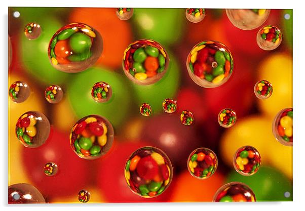 The Skittles Effect Acrylic by Adam Payne
