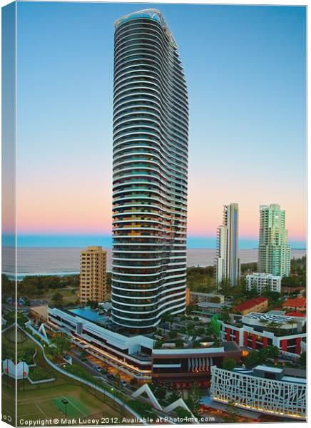  The Oracle - Gold Coast Canvas Print by Mark Lucey