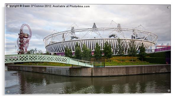 Olympic Park Acrylic by Dawn O'Connor