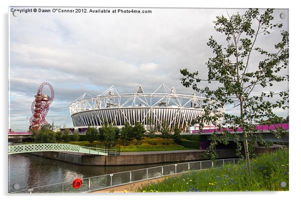 Olympic Park Acrylic by Dawn O'Connor