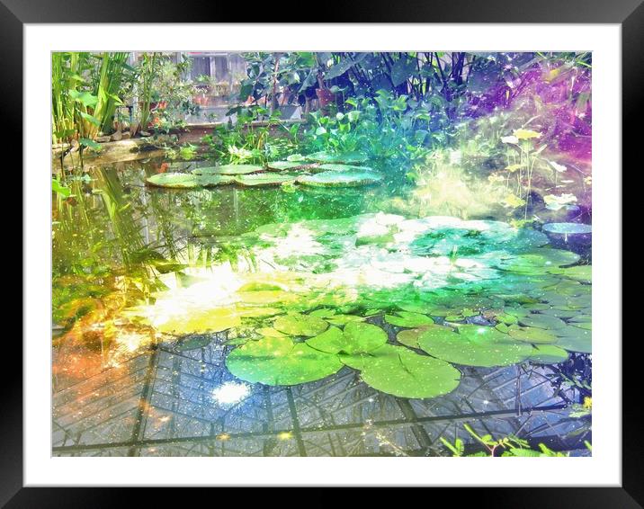 Rainbow Pool. Framed Mounted Print by Heather Goodwin