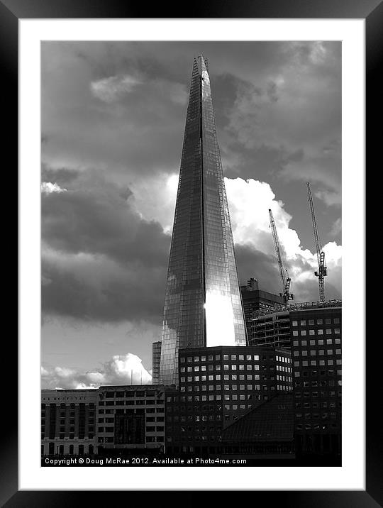 The Shard Framed Mounted Print by Doug McRae