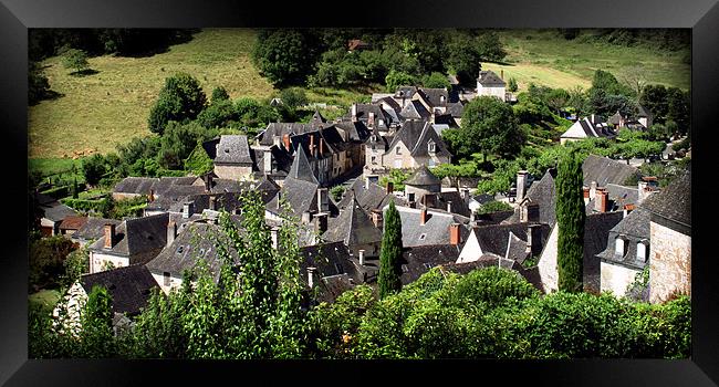 Turenne village,France Framed Print by David Worthington