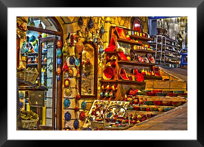 The little shop of colours Framed Mounted Print by Rod Ohlsson