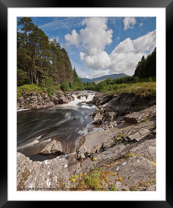 River Orchy Framed Mounted Print by Keith Thorburn EFIAP/b