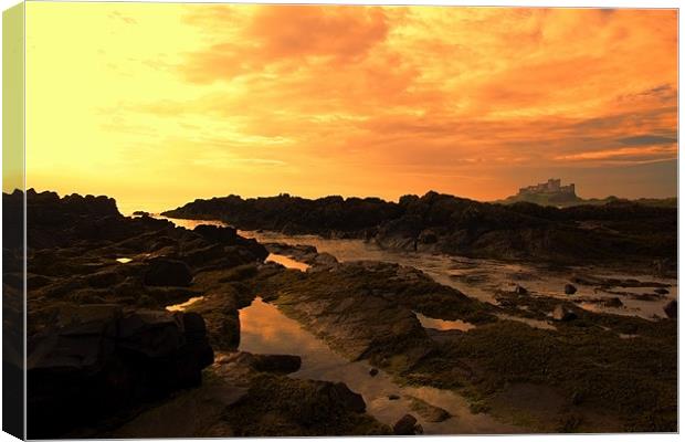 Bamburgh Sunrise Canvas Print by Northeast Images