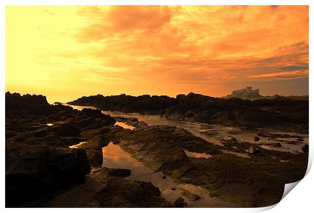 Bamburgh Sunrise Print by Northeast Images