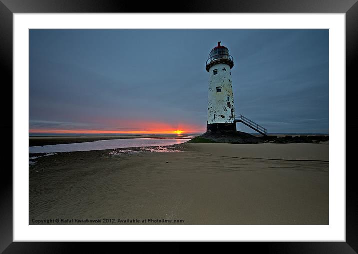 Talacre lighthouse Framed Mounted Print by R K Photography