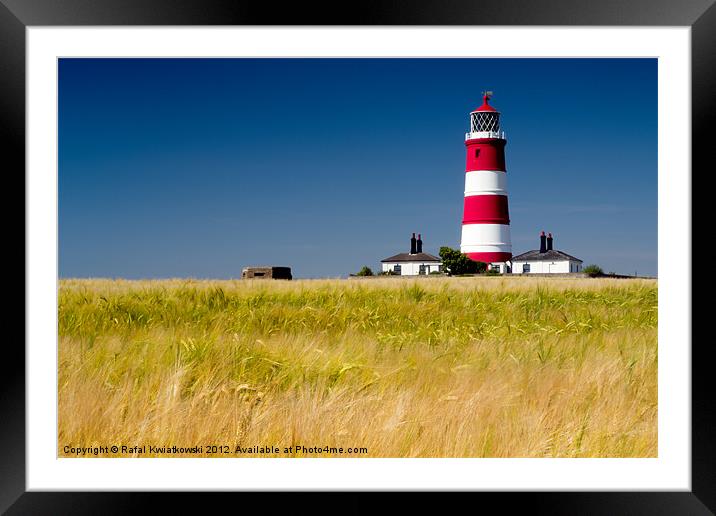 Happisburgh lighthouse Framed Mounted Print by R K Photography
