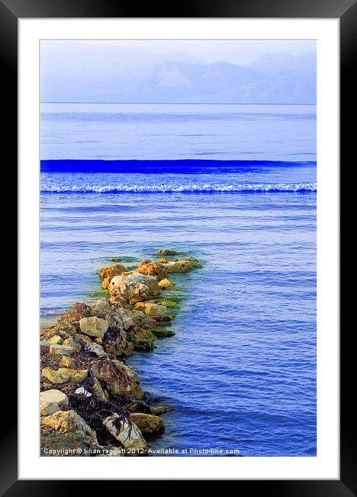 Will The Water Run Clear Framed Mounted Print by Brian  Raggatt