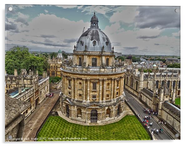 radcliffe camera Acrylic by carl blake