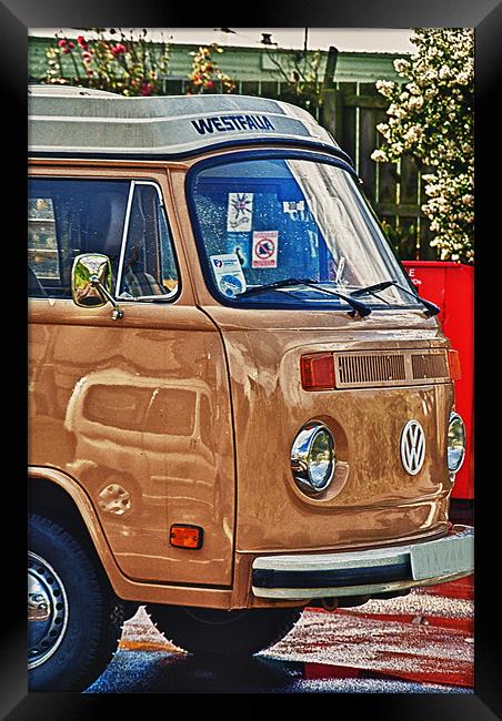 VW Camper Framed Print by John Ellis