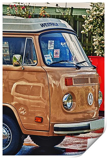 VW Camper Print by John Ellis