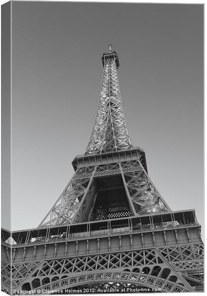 Eiffel Tower Evening II Canvas Print by Clarence Holmes