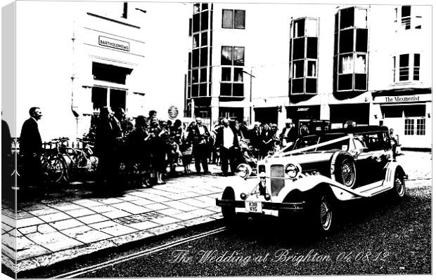 The Wedding at Brighton 04.08.12 Canvas Print by Rui Fernandes