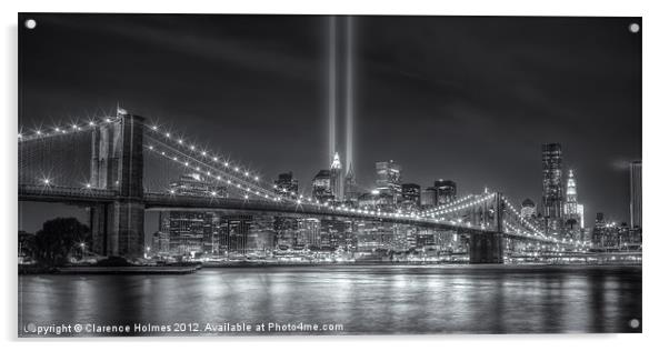 Tribute in Light VI Acrylic by Clarence Holmes