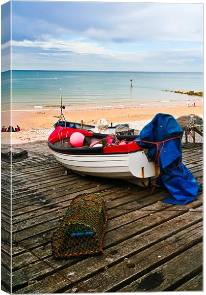 Fishing boat. Canvas Print by Lee Daly