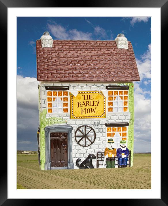 Barley Mow House Framed Mounted Print by David French