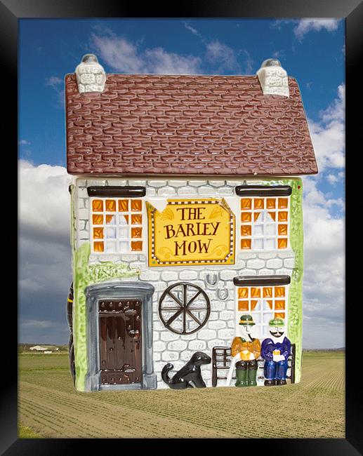 Barley Mow House Framed Print by David French
