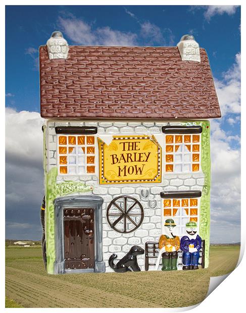 Barley Mow House Print by David French