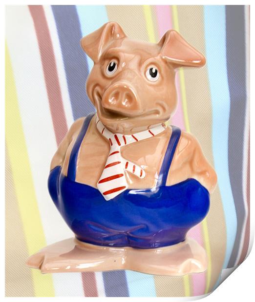 Nat West Piggy Bank Print by David French