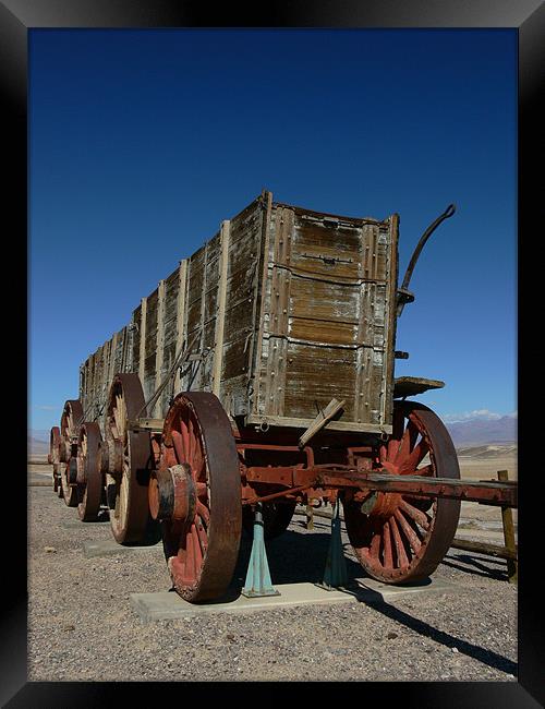 Borax Mine Truck  Death Valley Framed Print by Bob Clewley